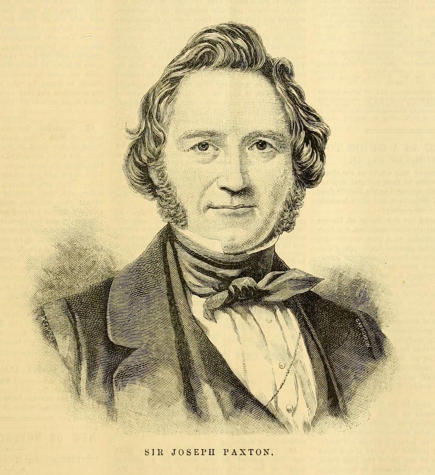 Portrait of Joseph Paxton, English architect and designer of the Crystal Palace.