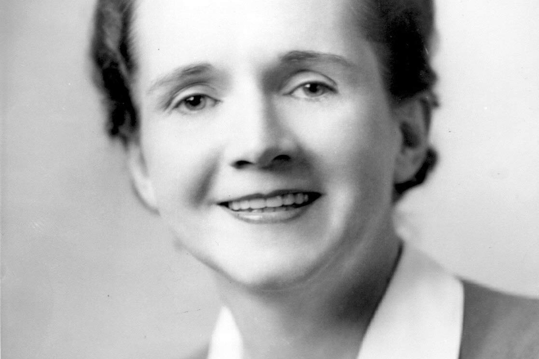 Rachel Carson at work for the U.S. Fish and Wildlife Service.