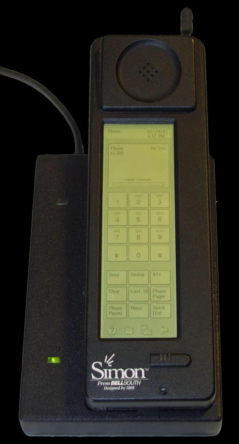 IBM Simon Personal Communicator, an archival visual related to Why Did Smartphones Become So Powerful.