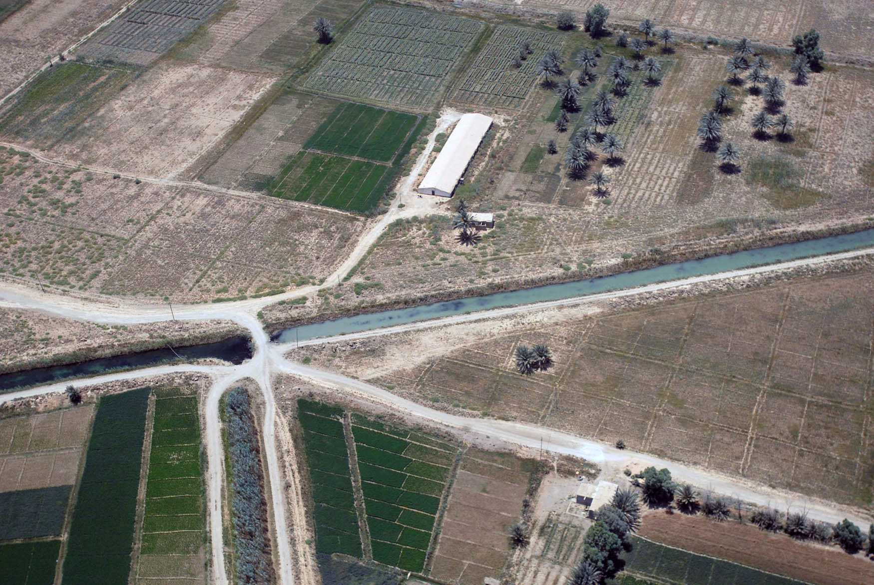 Documentary view of Ancient irrigation systems.