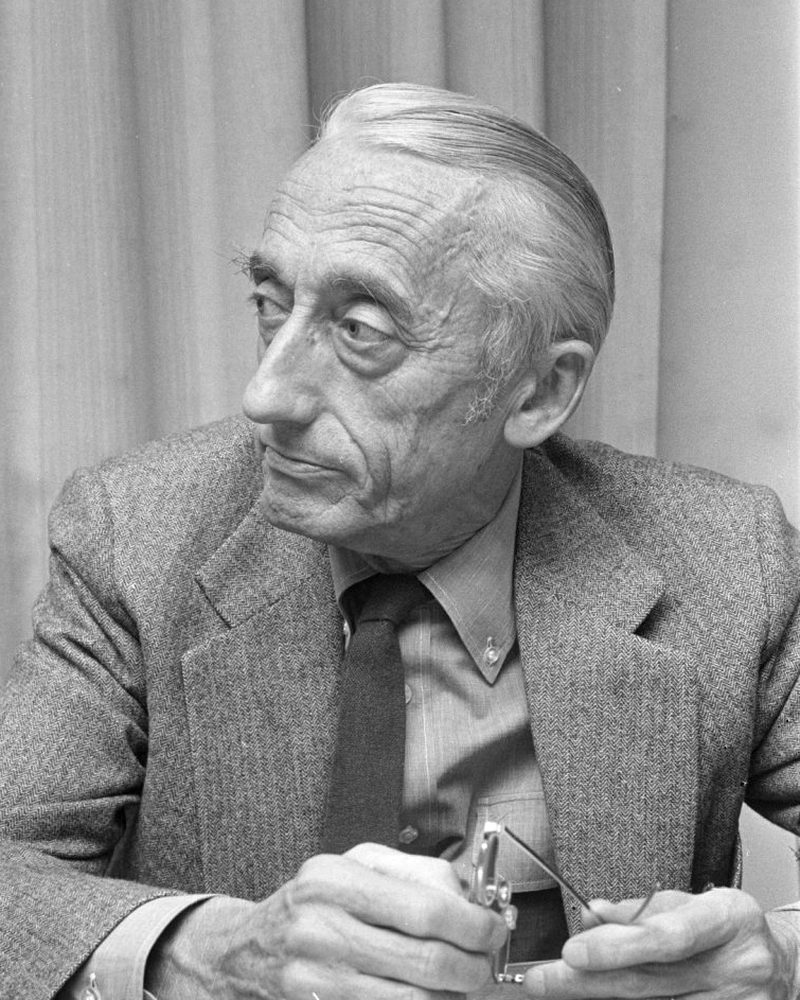 Portrait of Jacques Cousteau