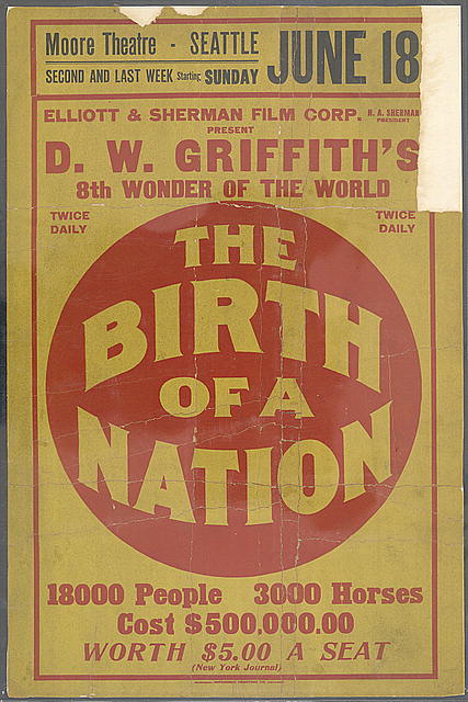 Original theatrical poster for The Birth of a Nation.
