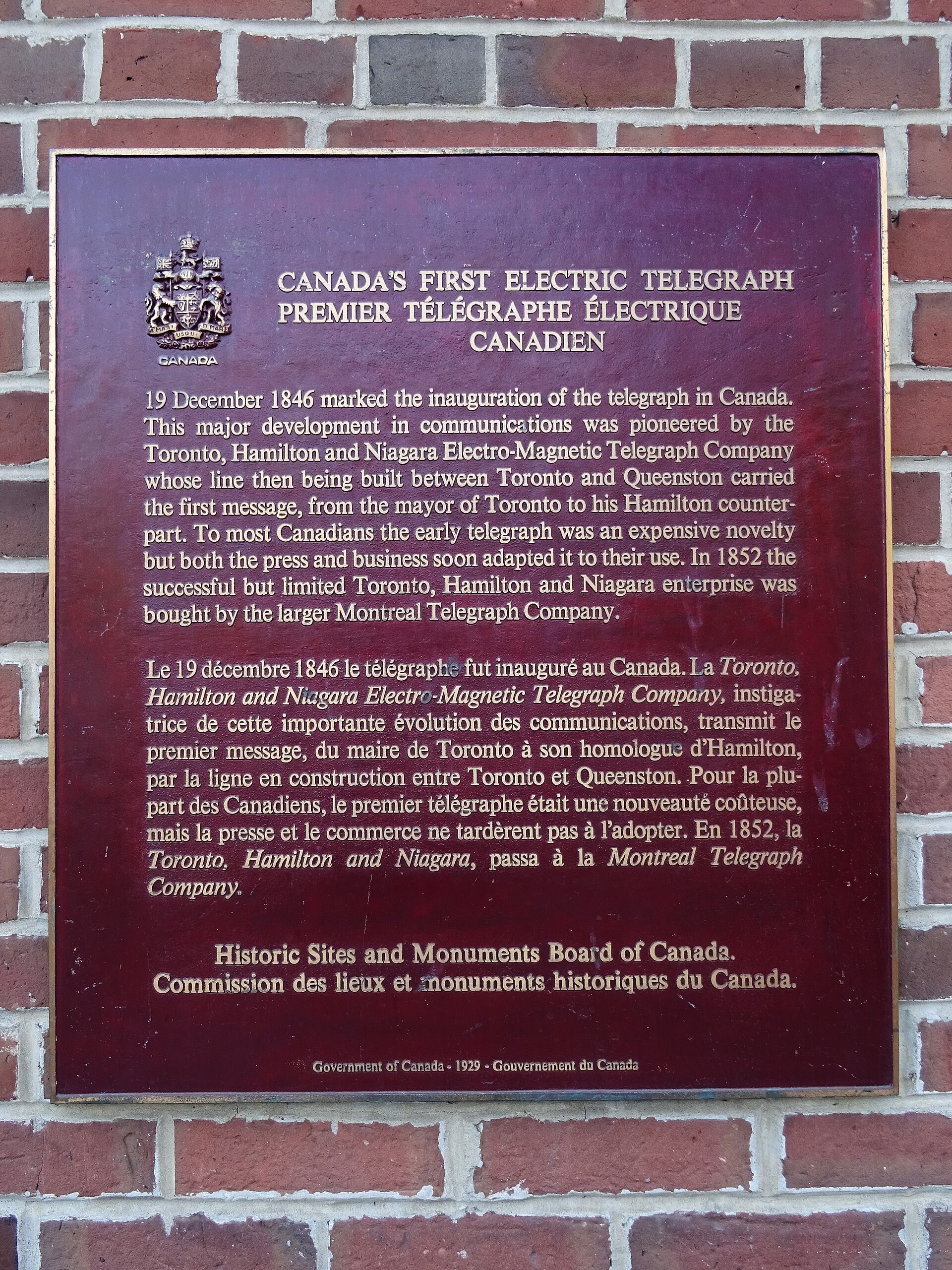 Documentary view of The electric telegraph.