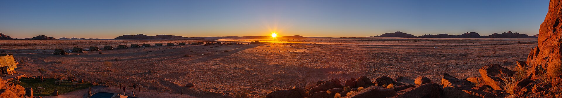 Documentary view of Namib Sand Sea.