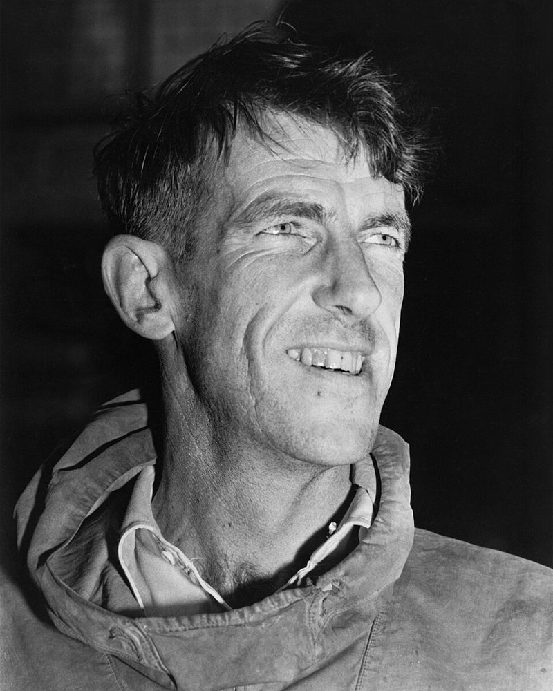 Portrait of Edmund Hillary