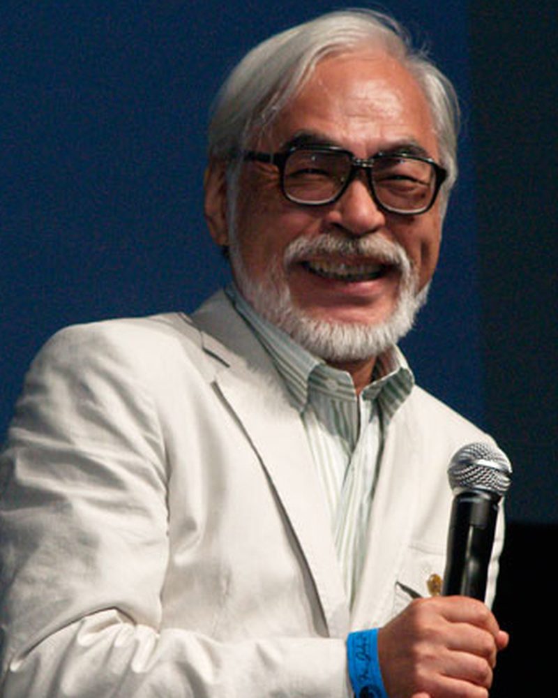 Portrait of Hayao Miyazaki