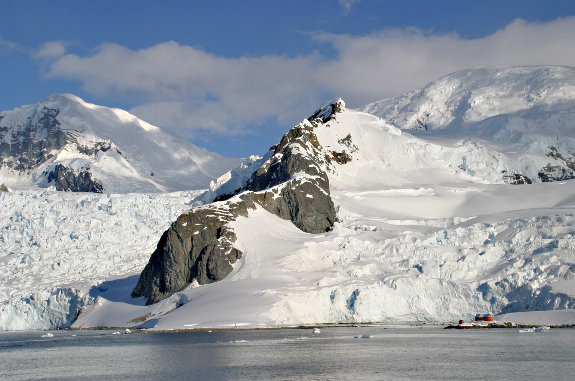 Documentary view of Antarctic Peninsula.