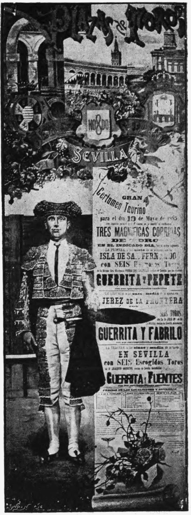 PP D349 poster advertising entertainment in seville spain, an archival visual related to How Did Advertising Become So Powerful.