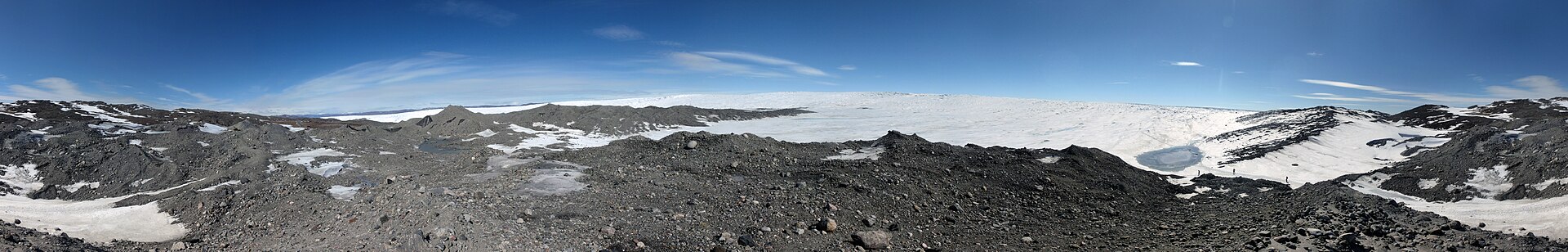 Documentary view of Greenland Ice Sheet.