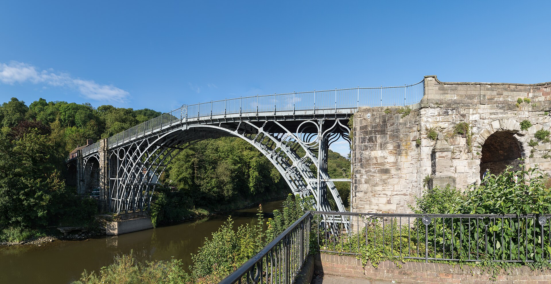 Documentary view of Iron Bridge.