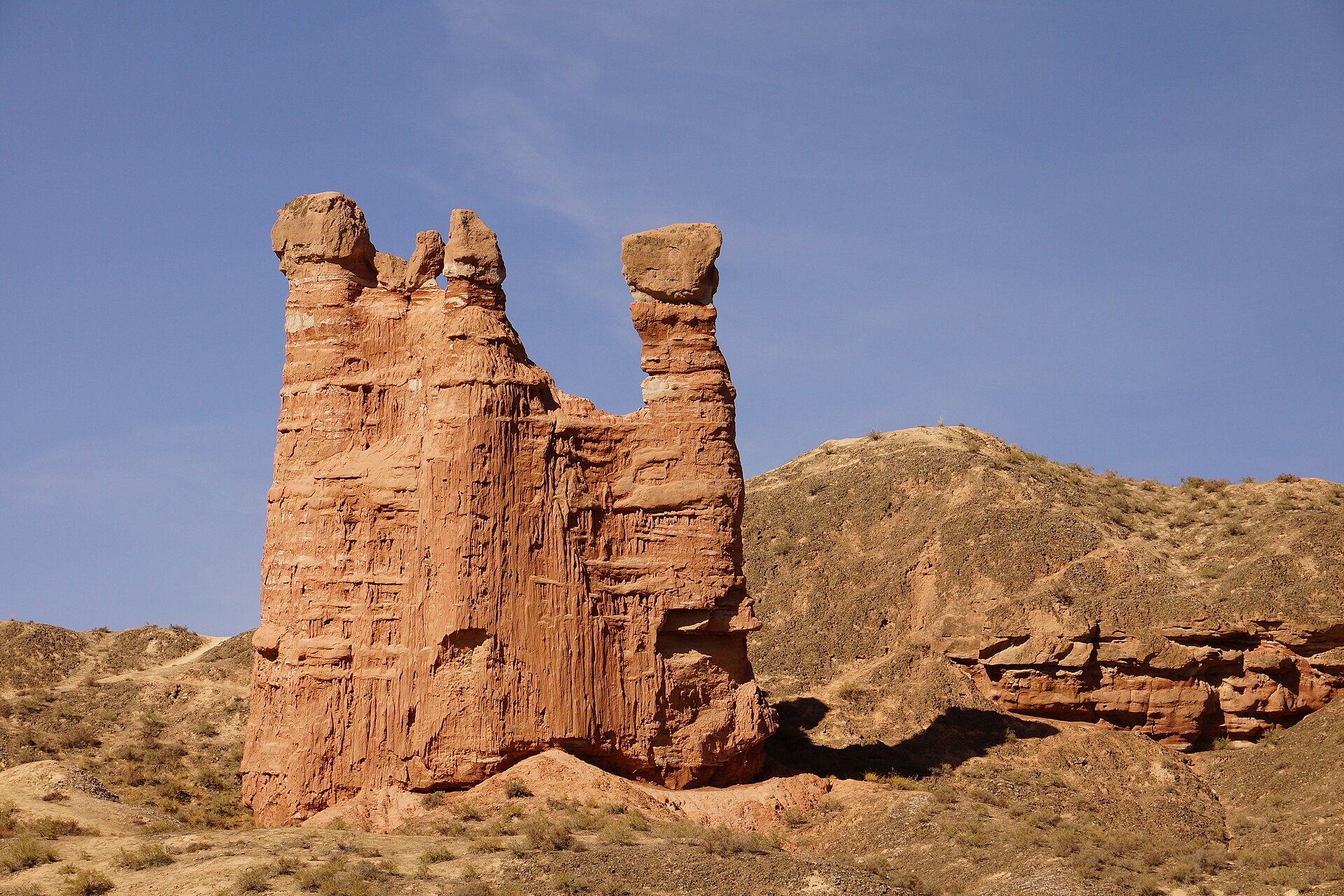 Documentary view of Zhangye Danxia.