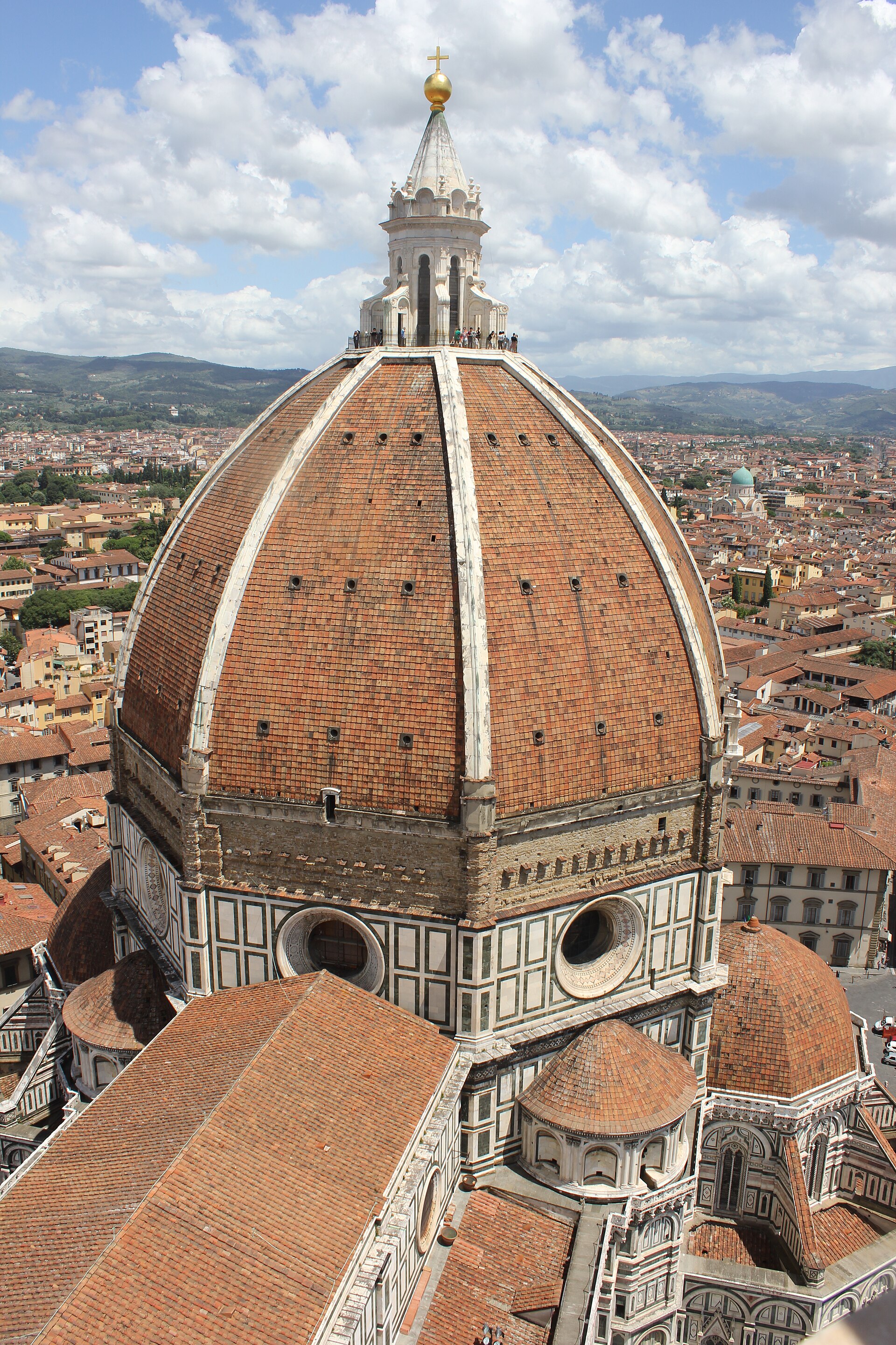 Brunelleschi's red-tiled dome on Florence Cathedral.