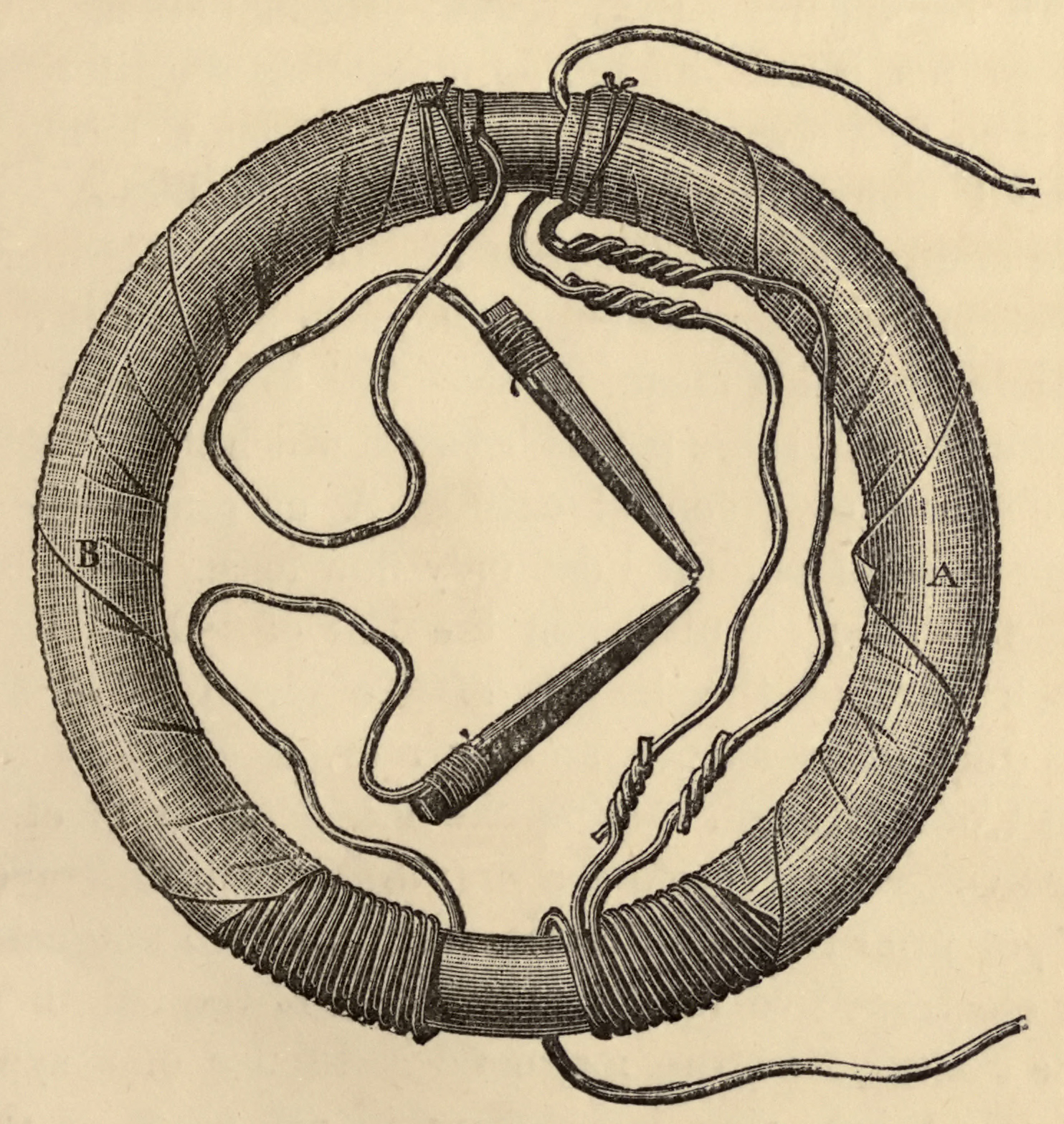 Documentary view of Faraday’s electromagnetic induction.