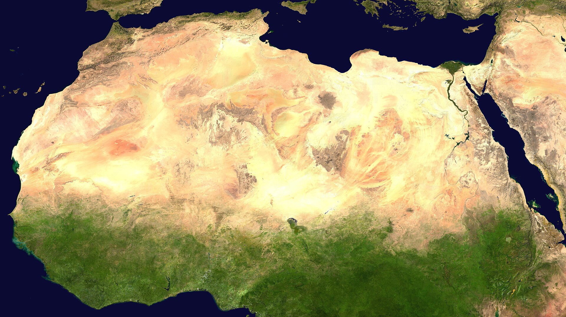 Documentary view of Sahara.