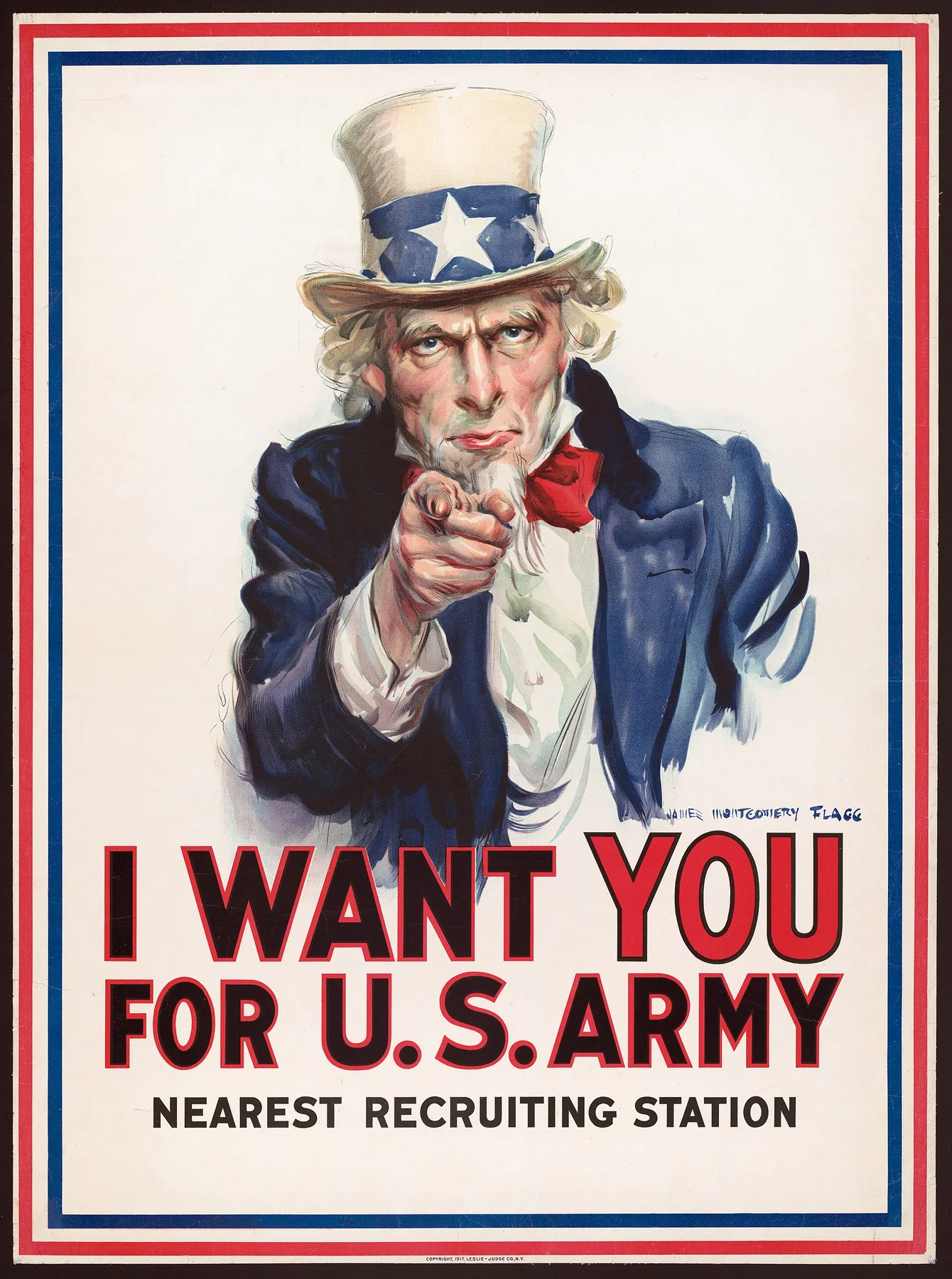 I Want You for U.S. Army by James Montgomery Flagg, an archival visual related to Why Do Humans Believe Things That Are Not True.