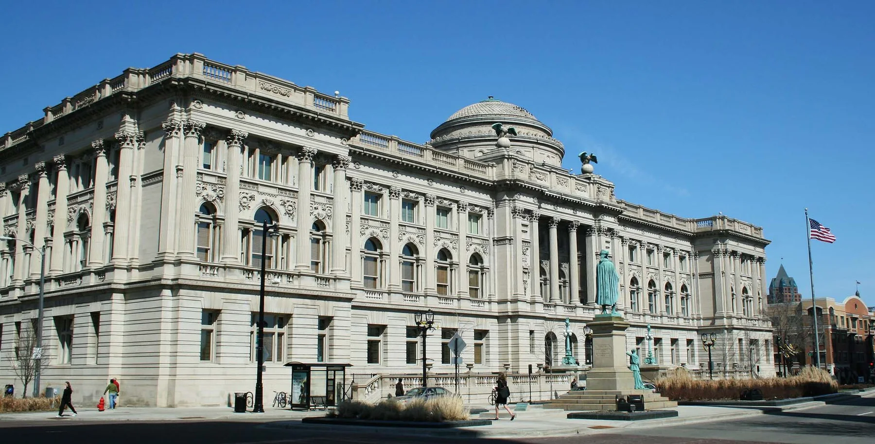 Milwaukee Central Library Mar10, an archival visual related to Why Do Public Libraries Exist.