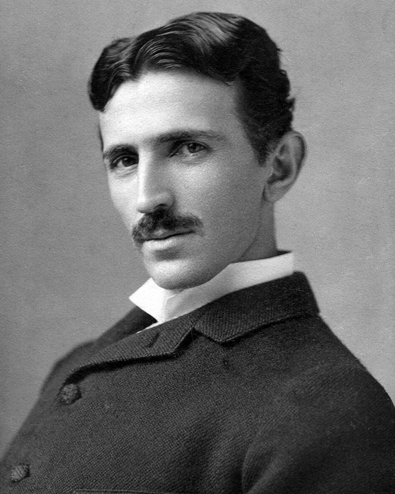 Portrait of Nikola Tesla