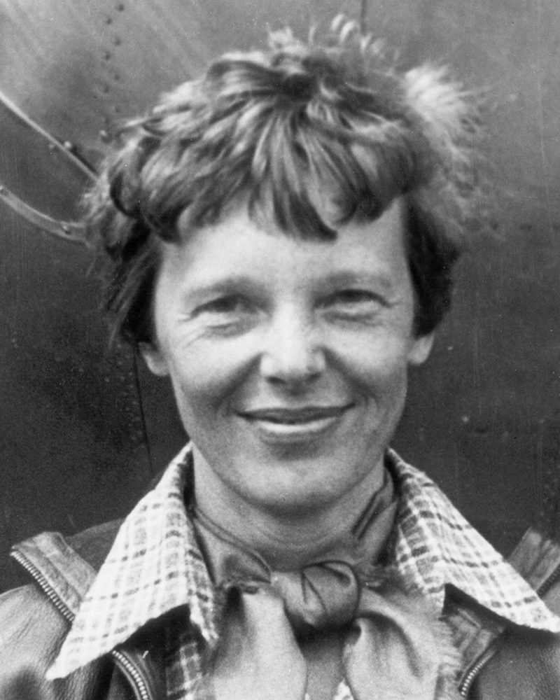 Portrait of Amelia Earhart