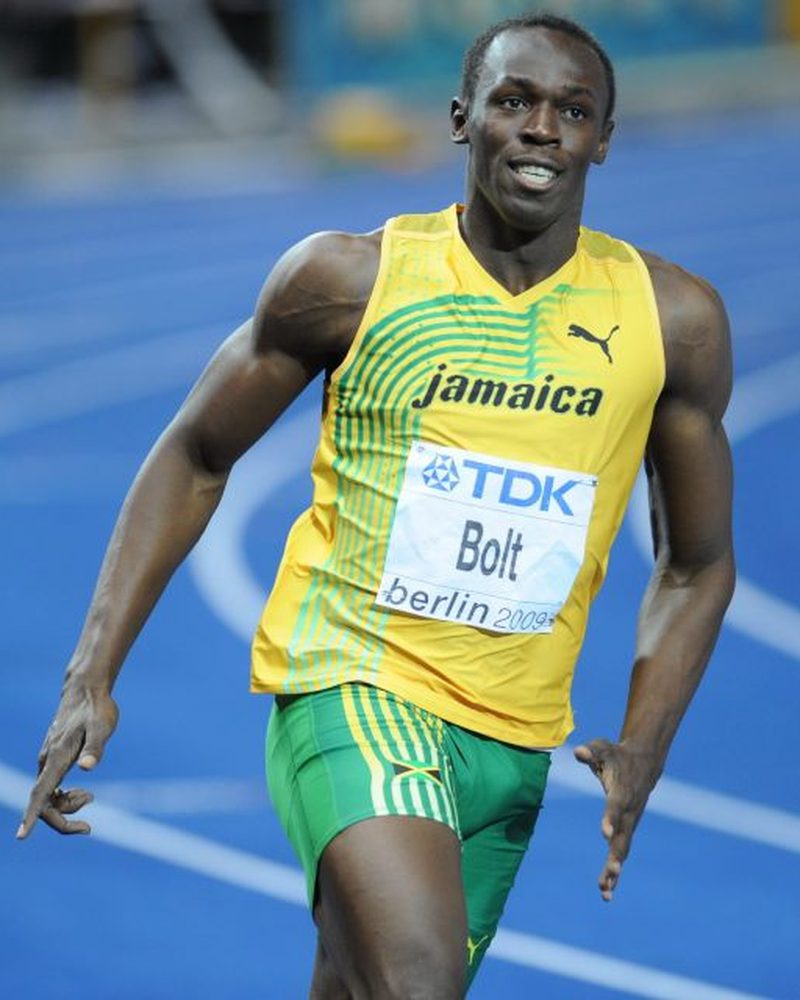 Portrait of Usain Bolt