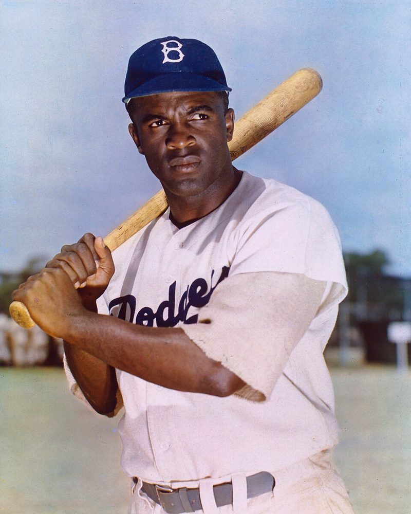 Portrait of Jackie Robinson