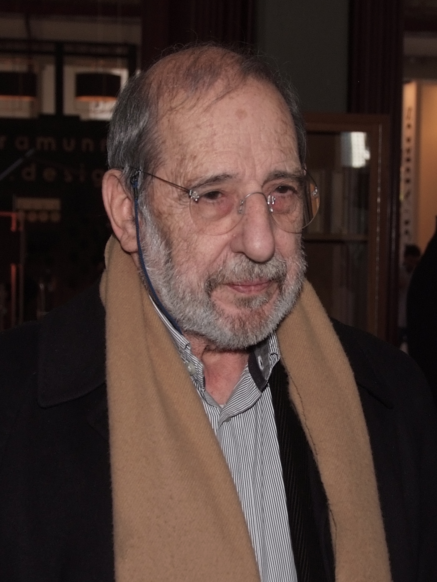 Portuguese architect Alvaro Siza Vieira at Export Home trade fair, at Exponor, Porto, Portugal.