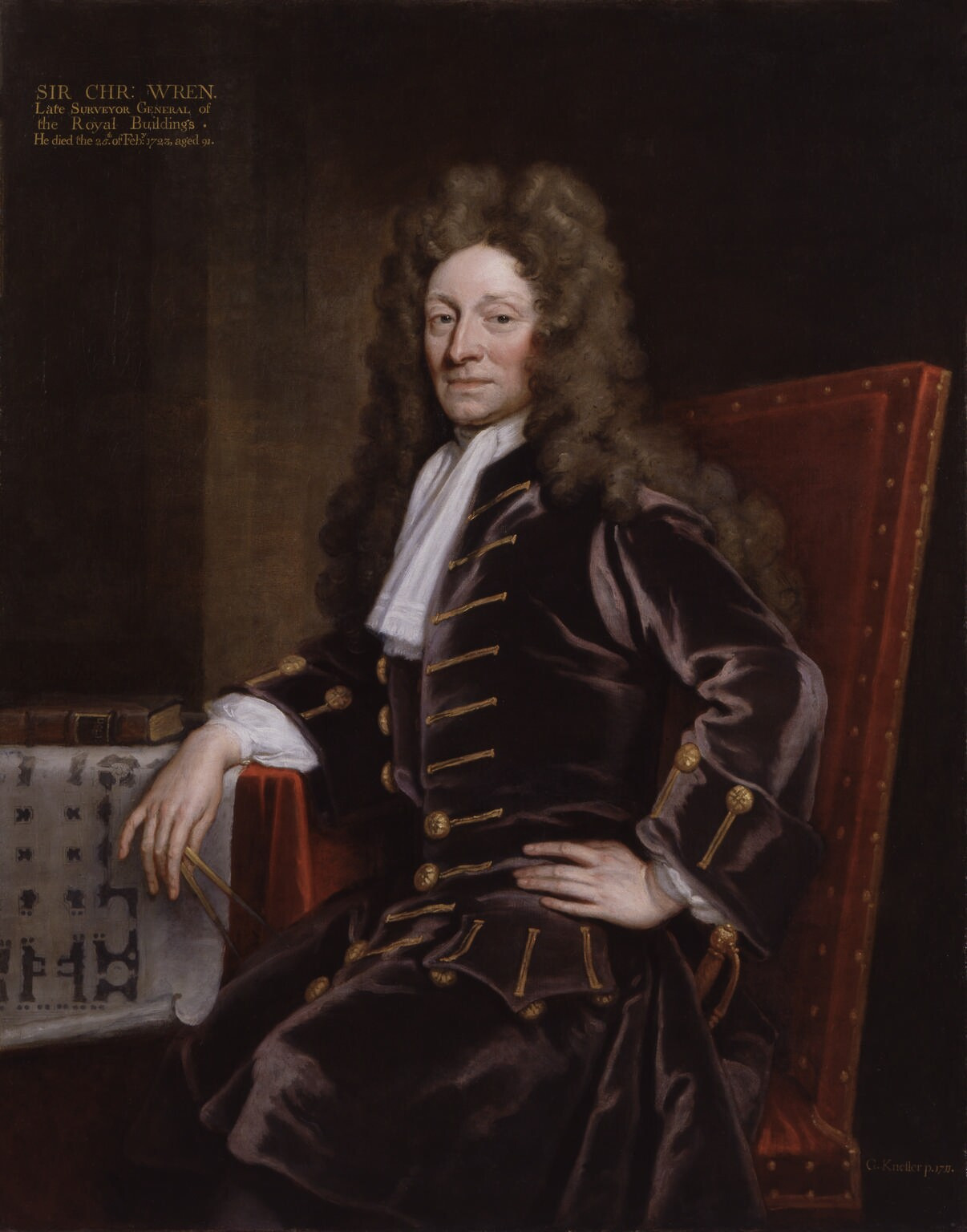 Portrait of christopher wren